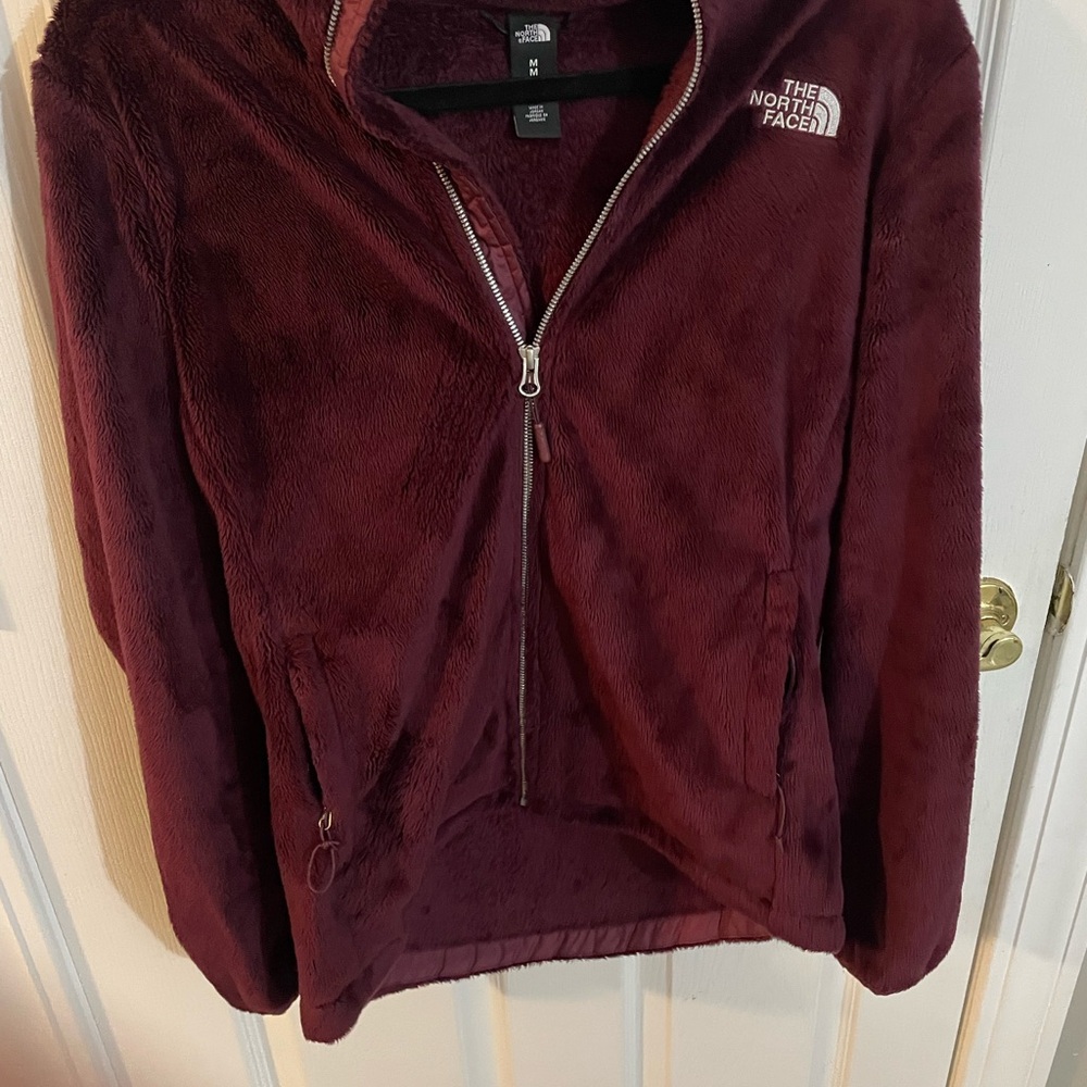 The North Face Women's Burgundy Teddy Jacket